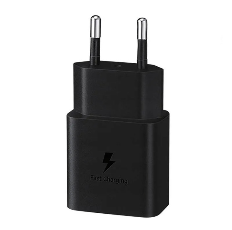 شارژر سامسونگ مدل EP-T1510 15W دو پین اصل+ کابل هدیه تایپسی اورجینال