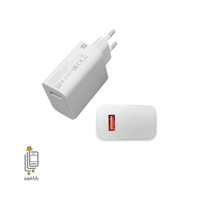 شارژر اصلی سرکارتنی شیائومی Xiaomi redmi not 10 promax بدون کابل