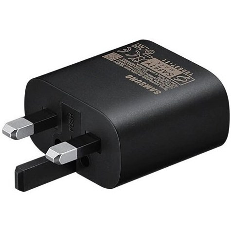 شارژر سامسونگ مدل EP-T2510 توان 25 وات سه پین اصل+کابل هدیه+6 ماه گارانتی