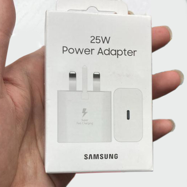 شارژر 25 وات اصلی سامسونگ مدل t2510 گوشی a52 +کابل تایپسی هدیه + 6 ماه گارانتی
