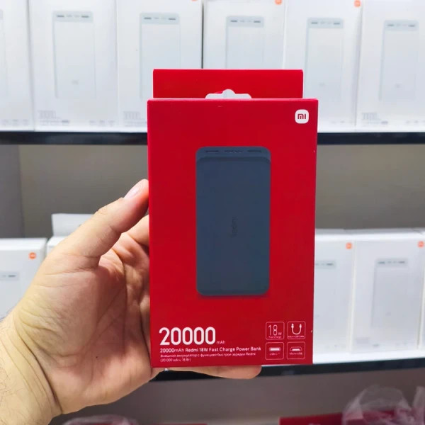 پاوربانک 20000 شیائومی اورجینال مدل PB200LZM میلیآمپر ساعت + کابل هدیه