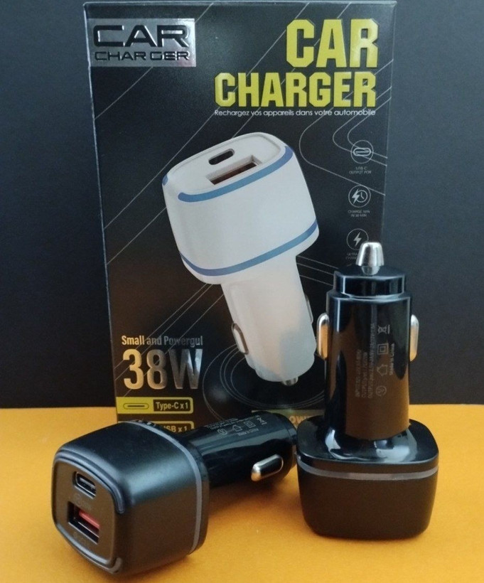 شارژر فندکی 38 وات مدل QC3.0