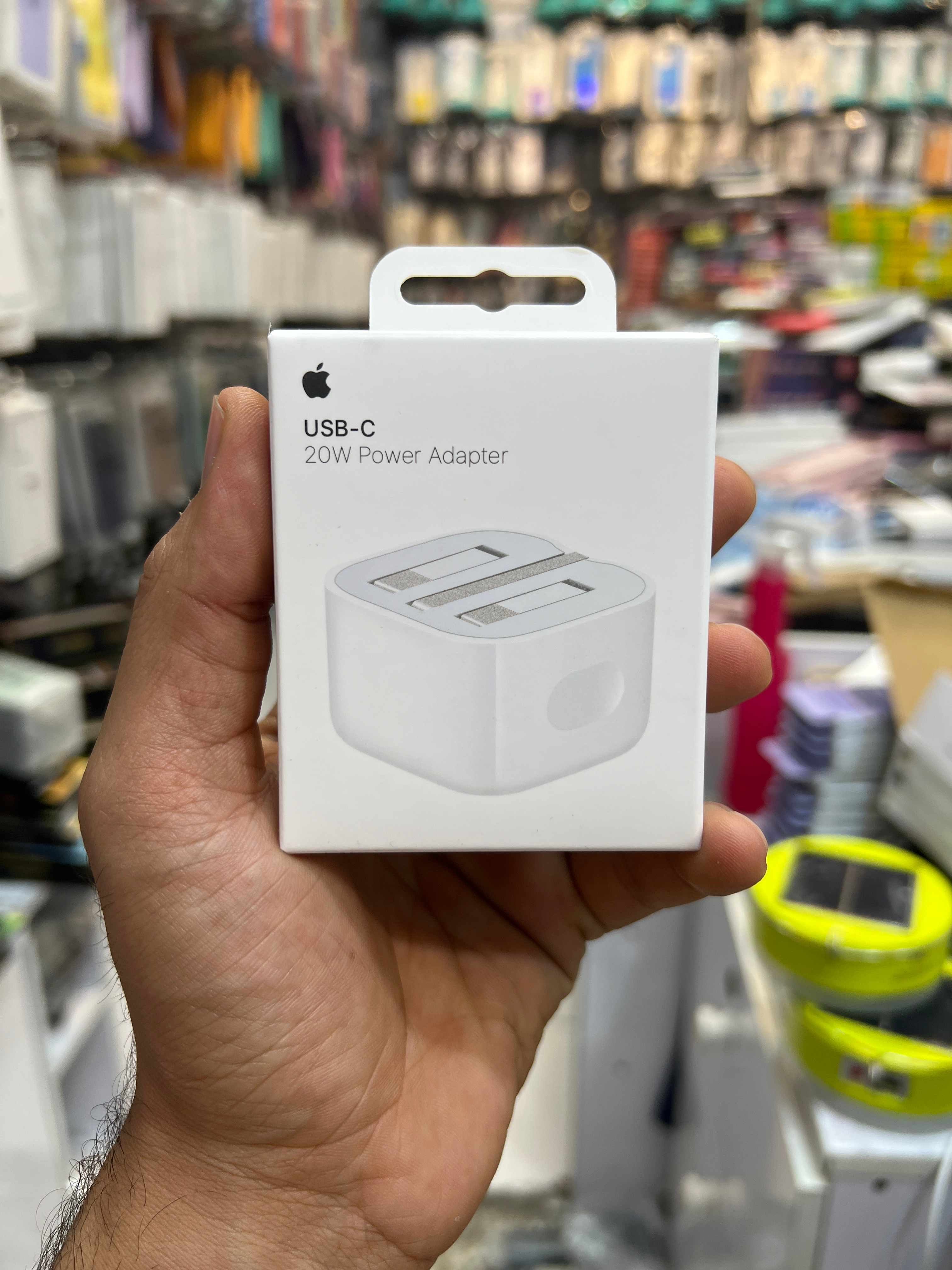 کلگی ایفون 20W Apple وات اصلی اورجینال مناسب گوشی ایفون 14 + 6 ماه گارانتی
