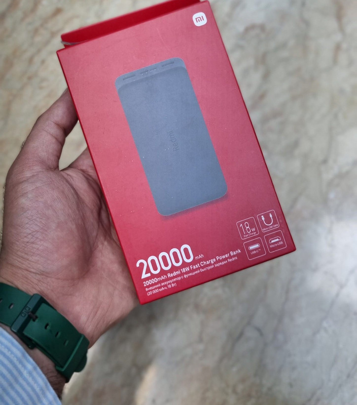 پاوربانک 20000 شیائومی صد در صد اورجینال + کابل هدیه + 6 ماه گارانتی