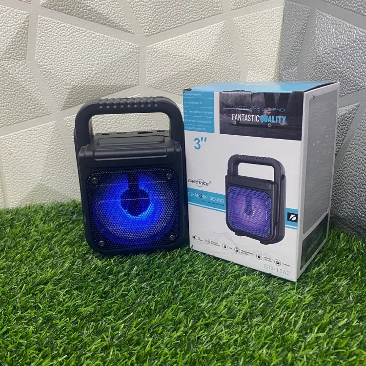 اسپیکر بلوتوثی قابل حمل -- رم و فلش خور مدل Extra BASS GTS-1362