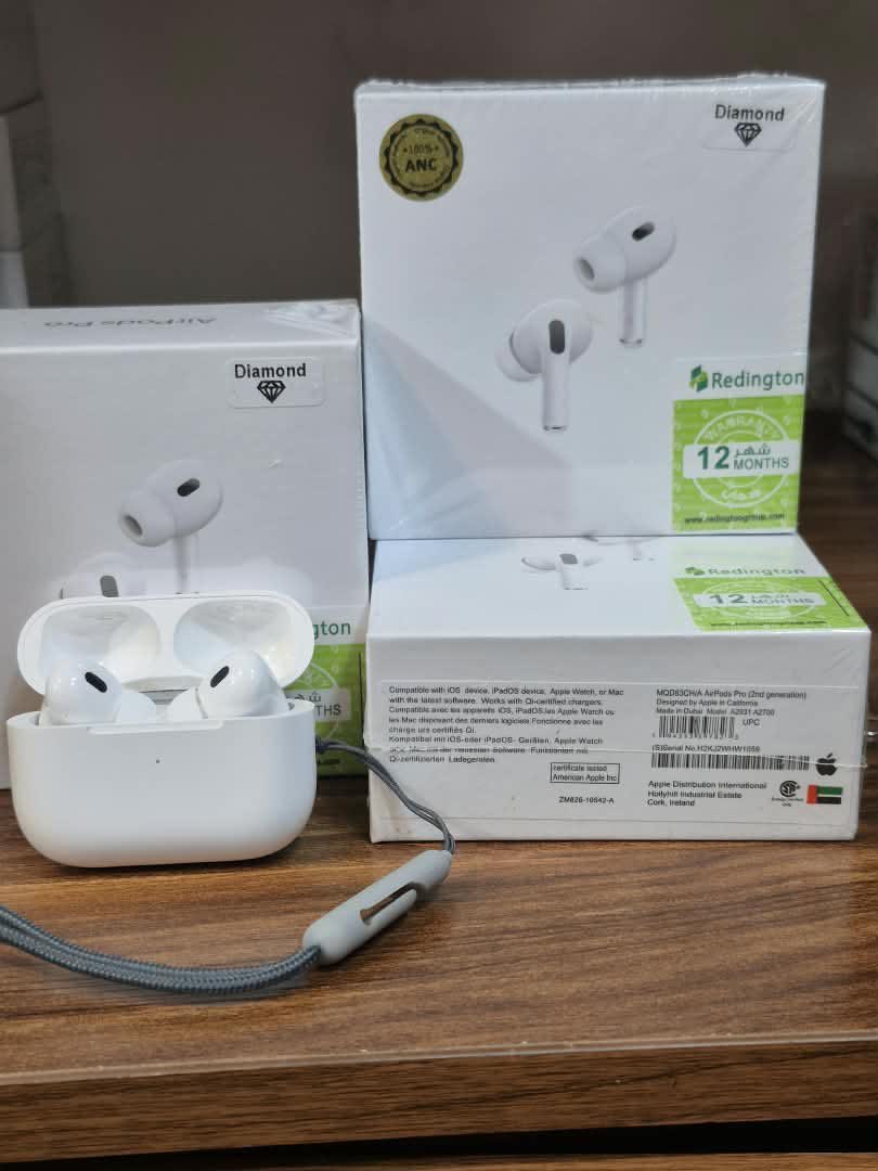 هدفون بی سیم اپل مدل ایرپاد پرو2 بنددار پریمیوم - نویز کنسلینگ و پاپ اپ فعال + گارانتی 4 ماهه