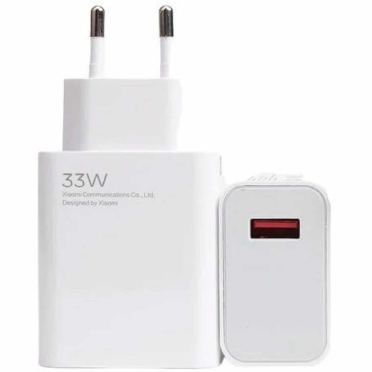 شارژر شیائومی Adapter Xiaomi 33W دو پین بدون کابل اصل
