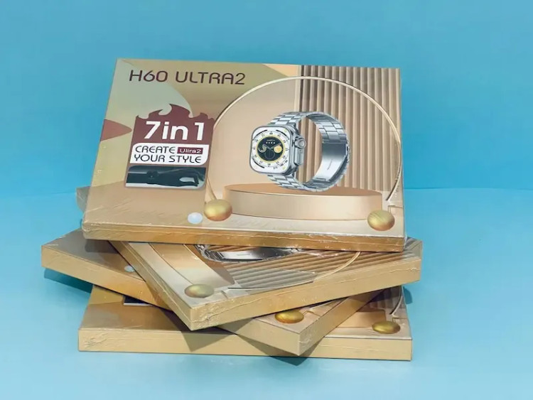 ساعت هوشمند ULTRA2 مدل H60 دستبند فلزی + 7 بند مختلف