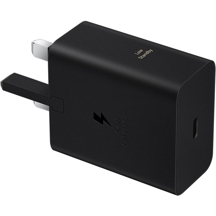 شارژر سامسونگ مدل EP T6010 توان 60 وات سه پین + تبدیل 3 ب 2 چراغ دار هدیه + هزینه ارسال رایگاااان