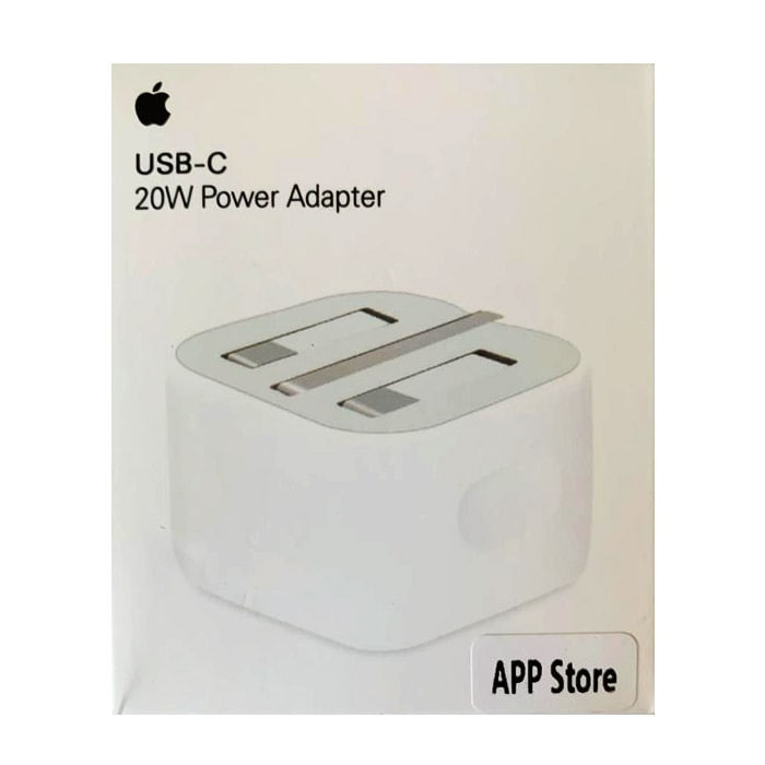 شارژر گوشی اپل ۲۰ وات USB-C + تبدیل 3 ب2 چراغ دار هدیه + هزینه ارسال رایگاااان